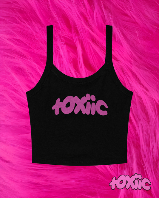 "toxiic ribbed tank" pink