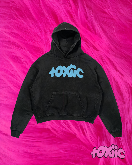 "toxiic pullover" baby blue