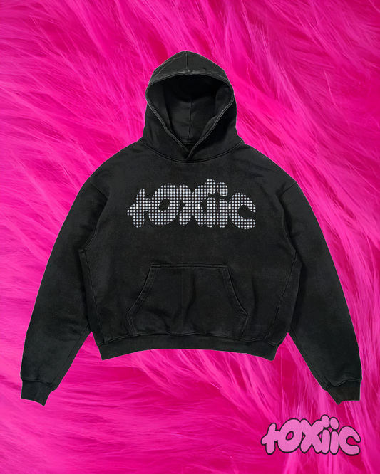 "toxiic pullover" rhinestone